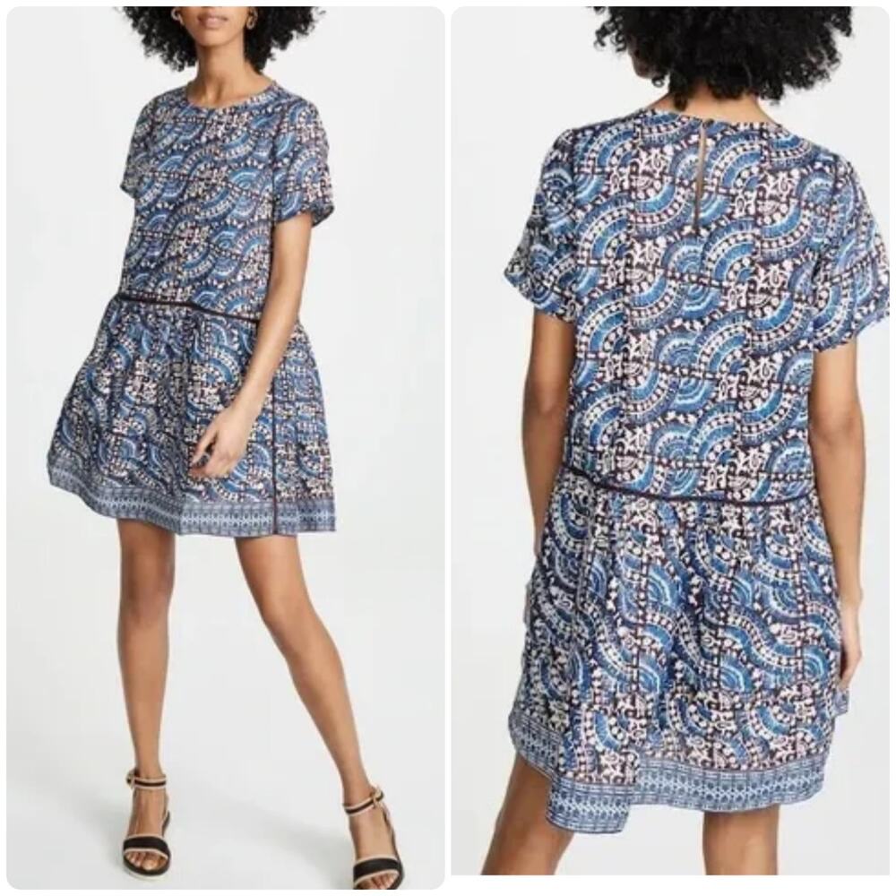 SEA NEW YORK Luella Abstract Mini Shift Dress
